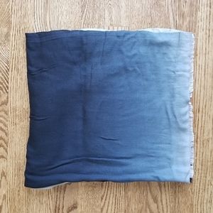 Echo Viscose Blend Color Ombre Scarf Raw Fringe Edges Accents Seasonal Staple